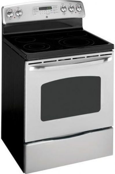 GE General Electric JB740SPSS Freestanding Electric Range with 5 Radiant Elements, 30