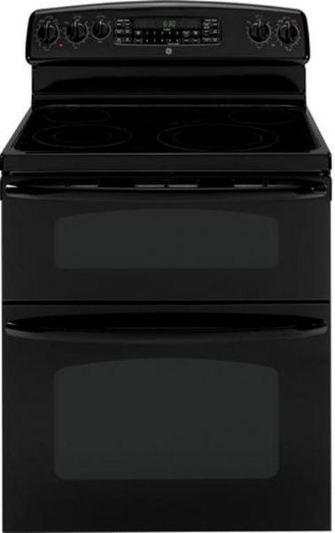 GE General Electric JB870DRBB Freestanding Electric Double-Oven Range with 5 Radiant Element, 30