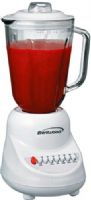Brentwood Appliances JB-900A Blender with Glass Jar, Powerful 450-Watt Motor, 12 Speed Settings Plus Pulse Setting, Stainless Steel “Stay Sharp” Blades, 48 Oz. Calibrated Glass Jar, Ice Crushing Feature, Non-Skid Base, UPC 710108001808 (JB900A JB 900A) 