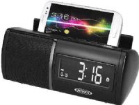 Jensen JBD-100 Universal Bluetooth Clock Radio with USB Charging; Multi-function 1" Backlit LCD Display; Built-in Mic for Speakerphone Function; Supports A2DP, HFP; Auxiliary Input Jack for Connecting your iPod/iPhone, MP3 or Other Digital Audio Players; FM Receiver with 10 Presets & PLL Digital Tuning; Digital Volume Control; 077283950117 (JBD-100 JBD 100 JB-D100) 