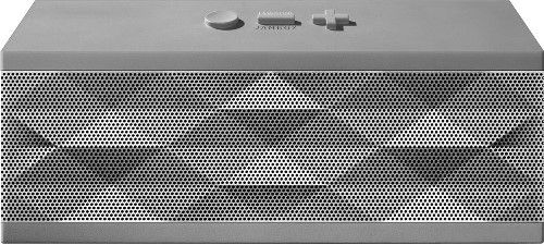 Jawbone JBE01A-US Jambox Grey Hex Bluetooth Speaker, Proprietary passive bass radiator, Built-in Microphone, Frequency Response 60 Hz - 20 kHz, Output 85dB @ 0.5m, On/Off Switch, About 10 hours of continuous play, Wireless Range at least 33 feet, Bluetoothv2.1 compliant, Supports Enhanced Data Rate (EDR), 3.5mm Stereo Input, UPC 847912003169 (JBE01AUS JBE01A US JBE-01A-US JBE01-AUS)