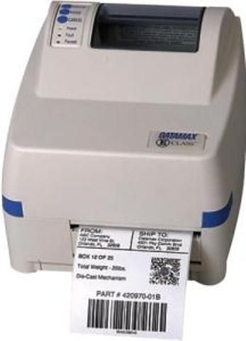 Datamax JC2-00-1J000B00 model E-Class Mark II E-4205e B/W Direct thermal / thermal transfer printer, Up to 300 inch/min - max speed - 203 dpi Print Speed, Status LCD Built-in Devices, Wired Connectivity Technology, Parallel, Serial, USB, Ethernet 10/100Base-TX Interface, 203 dpi B&W Max Resolution, 3 keys Keyboard, 16 MB Max RAM Installed, 4 MB Flash Memory, Replaces E4204 E 4204 E-4204 J82001J000U0M J82 00 1J000U0M (JC2001J000B00 JC2 00 1J000B00 E-Class Mark II E-4205e)