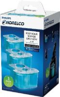Norelco JC303/52 Smartclean Replacement Cleaning Cartridge (3-Pack); For all SmartClean systems; Effectively cleans your shaver after using foam and gel; 6 months of convenient cleaning; Cleans up to 10 times better than water; Dual Filter system cleans hair, foam and gel; Keeps your shaver smelling fresh and clean; UPC 075020041395 (JC30352 JC303-52 JC-303/52 JC303 52) 