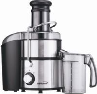 Brentwood JC-500 Power Juice Extractor in Stainless Steel, Advanced Extraction Technology, 2-Speed Control, Safety Lock Feature, Stainless Steel Blade, Slide-Out Pulp Container, Wide Opening for Larger Pieces, 800 Watts Power, cUL Approval Code, Dimension (LxWxH) 18 x 8.5 x 15.5, Weight 9.5 lbs., UPC 710108001174 (JC500 JC 500)  