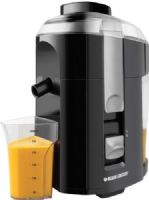 Black & Decker JE2200B Fruit and Vegetable Juice Extractor, Black, 28-oz pulp collector, 300-ml pitcher that captures all the fresh-squeezed juice, 400-watts of power, Removable and dishwasher safe parts including the stainless steel blades and strainer for easy clean-up and maintenance, UPC 050875804753 (JE-2200B JE 2200B JE2200) 