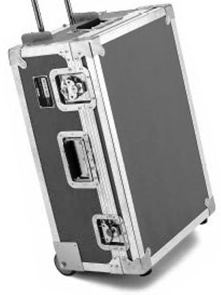 Jelco JEL-375HDWL ATA Shipping Case with Wheels, Extension Handle, High impact ABS plastic over wood frame with steel corners, aluminum trim (JEL375HDWL JEL 375HDWL JEL-375HDW JEL-375HD JEL-375H JEL-375)