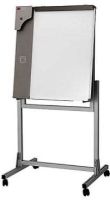 Jelco JEL-DE30MS Mobile Stand for 3M Digital Easel, Designed for either 3M DE343, Adjustable in 4" increments, Top of DE343 ranges from 67" to 75", Constructed of 1.5" sq. brushed aluminum, Four 2.5" twin wheel locking casters (JELDE30MS JEL DE30MS JEL-DE30M JEL-DE30) 