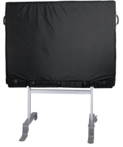 Jelco JEL-SB660PC Padded Cover for SMART Board SB660, Black nylon cover for SMART Board SB660 interactive white board, Zipper accessory pouch on back to hold power cord, computer cable, pens, eraser and instruction book (JELSB660PC JEL SB660PC JEL-SB660P JEL-SB660)