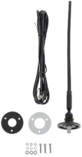 Jensen 44US01R Rubber Mast AM/FM Top or Side Mount Antenna, Resists Breaking and Delivers Better Performance Than Standard Antennas in Marine and RV Applications, 8'3
