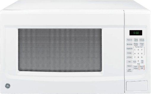 GE Genral ElectricJES1460DSWW Countertop Microwave with 1100 Watt Cooking Power, 1.4 cu. ft. Total Capacity, 12.625