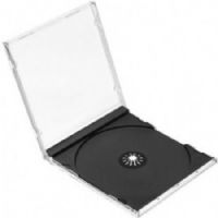 Microboards JEWEL-SL-200 Jewel Case Slim Line (200 per box), Clear/Black, Fits CDs, DVDs, and Blu-ray discs; Has a sleek thin design for saving space and transporting discs; Designed with a clear face and black background (JEWELSL200 JEWELSL-200 JEWEL-SL200) 