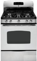 GE General Electric  JGB400SEPSS Freestanding Gas Range with 5 Sealed Burners, 30" Size, 5 cu ft Total Capacity, Super Large Oven Unit Capacity, Range with Storage Drawer Configuration, Electronic Ignition System, Self-Clean Oven Cleaning Type, 1 -9100 BTU/850 BTU Center Round Burner, 1 - 5,000 BTU, 1- 11000/1150 BTU, -1 16,500 BTU, Precise Simmer Burner, 1- 5000 BTU/140F degree simmer, Stainless Steel Finish (JGB400SEP-SS JGB400SEP SS JGB400SEP JGB-400SEP JGB 400SEP) 