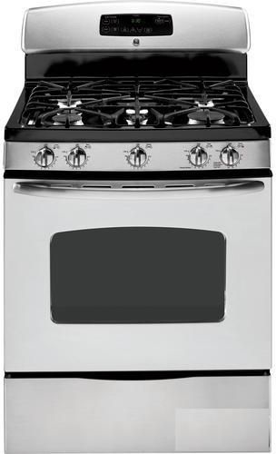 GE General Electric JGB400SEPSS Freestanding Gas Range with 5 Sealed Burners, 30
