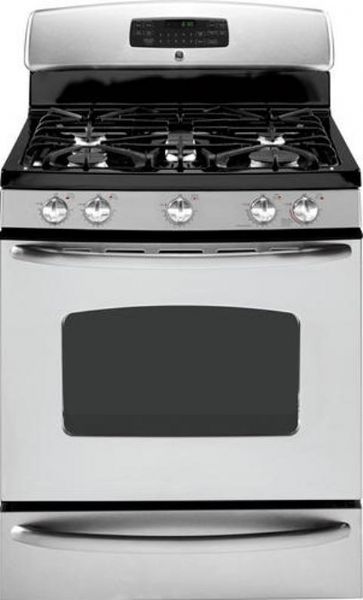 GE General Electric JGB800SEPSS Freestanding Gas Range with 5 Sealed Burners, 30