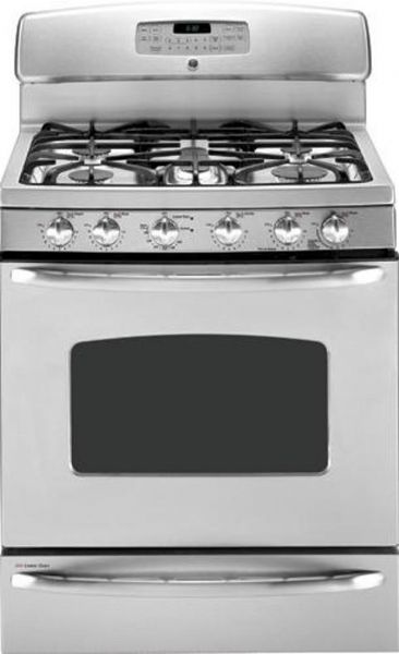 GE General Electric JGB900SEPSS Freestanding Gas Range with 5 Sealed Burners, 30