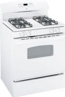 GE General Electric JGBP25DEMWW Gas Range with 4 Sealed Burner, 30" Size, 4.8 cu. ft. Extra-Large Oven, Self-Clean Oven Cleaning, Sealed Cooktop Burners, 4 - 9,500/850 BTU Cooktop Burners - Purpose Burners, 140 Degree of Turn Valves, Porcelain Enameled One-Piece Upswept Cooktop, Grey Deluxe Porcelain-Steel Removable Grates, QuickSet Oven Controls, Electronic Ignition System, White Color (JGBP25DEMWW JGBP25DEM-WW JGBP25DEM WW JGBP25DEM JGBP-25DEM JGBP 25DEM) 