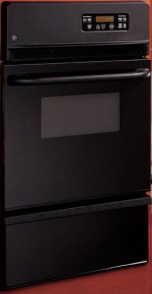 GE General Electric JGRS06BEJBB Single Gas Wall Oven with 2.8 cu. ft. Traditional Manual Clean Oven, 24