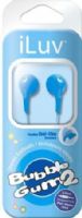 jWIN JHE25BLU Bubble Gum Earphones, Blue, Frequency response 20Hz-20kHz, Ideal for portable digital audio devices, Flexible jelly feel for a comfortable fit, Let the music fill your ears with fashionable stereo earphones, 15mm driver size, 4' Cable length, UPC 639247140196 (JH-E25BLU JHE-25BLU JHE25-BLU JHE25 BLU) 