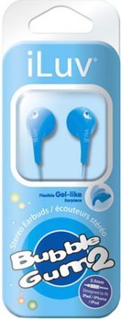 jWIN JHE25BLU Bubble Gum Earphones, Blue, Frequency response 20Hz-20kHz, Ideal for portable digital audio devices, Flexible jelly feel for a comfortable fit, Let the music fill your ears with fashionable stereo earphones, 15mm driver size, 4' Cable length, UPC 639247140196 (JH-E25BLU JHE-25BLU JHE25-BLU JHE25 BLU)