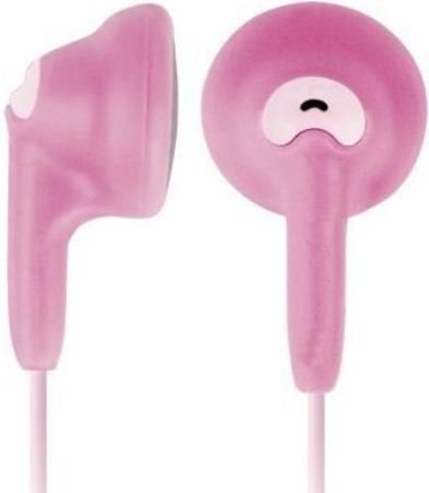 jWIN JHE25PNK Bubble Gum Earphones, Pink, Frequency response 20Hz-20kHz, Ideal for portable digital audio devices, Flexible jelly feel for a comfortable fit, Let the music fill your ears with fashionable stereo earphones, 15mm driver size, 4' Cable length (JH-E25PNK JHE-25PNK JHE25-PNK JHE25 PNK)