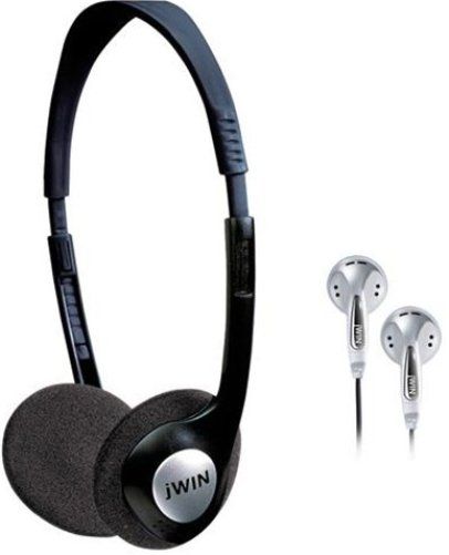 jWIN JHP31 Lightweight Heavy Bass Digital Stereo Headphone & Digital Earphone, 30 mm Drivers for Heavy Bass Sound, Wide & Lightweight Molded Headband for Superior Fit and Comfort, Frequency Response 20-20000 Hz, Single-Side 4 Cord, 3.5 mm Stereo Mini-Plug, 15mm Samarium Cobalt Magnet Drivers, Impedance 32 ohm, UPC 639247250314 (JH-P31 JHP-31 JHP 31)