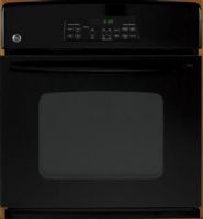 GE General Electric JKP30DPBB Single Electric Wall Oven with 3.8 cu. ft. Self-Clean Oven, 27" Size, 3.8 cu. ft. Total Capacity, Extra-Large Oven Unit Capacity, Single Oven Configuration, Traditional Cooking Technology, Self-Clean Oven Cleaning Type, TrueTemp System Temperature Management System, Variable with Delay Clean Option Cleaning Time, QuickSet IV Control Type, Thermal Bake Oven Cooking Modes, Black Finish (JKP30DPBB JKP30DP-BB JKP30DP BB JKP30DP JKP-30DP JKP 30DP) 