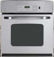 GE General Electric JKS10SPSS Single Electric Wall Oven with 3.8 cu. ft. Manual Clean Oven, 27"Size, 3.8 cu ft Total Capacity, Extra-Large Oven Unit Capacity, Single Oven Configuration, Traditional Cooking Technology, Standard Clean Oven Cleaning Type, Built-In Style, TrueTemp System Temperature Management System, QuickSet III Control Type, Thermal Bake Oven Cooking Modes, Stainless Steel Finish (JKS10SPSS JKS10SP-SS JKS10SP SS JKS10SP JKS-10SP JKS 10SP) 