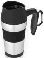Thermos Nissan JMQ400P6 Leak-Proof Travel Mug, 14 oz. Capacity, TherMax double wall vacuum insulation locks in temperature to preserve flavor and freshness, Unbreakable 18/8 stainless steel interior and exterior withstand the demands of everyday use (JMQ-400P6 JMQ 400P6 JMQ400P JMQ400) 