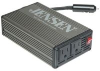 Jensen JP30 Power Inverter, Dual-Outlet 300 Watt DC to AC, Allows AC operation from car, RV or boat cigarette lighter, 300 watts continuous power output, 600 watts peak, 2 AC outlets, 044102130302 Product UPC Code, 2.15lbs Product weight  (JP 30  JP-30 JP30)