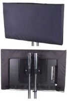 Jelco JPC-60 Customized Large Screen Monitor Padded Cover to Fit Your Specific 60" Monitors up to 60 W x 38 H, Black polyester dust cover for 60" monitor, Padded version with 1/2" foam interior is flannel-lined for additional protection (JPC60 JPC 60 JP-C60) 