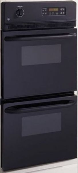 GE General Electric JRP28BJBB Double Electric Wall Oven with 2.7 cu. ft. Oven, Self Clean, 24