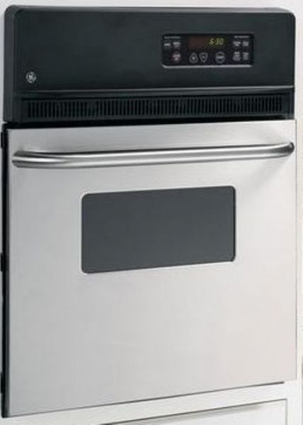 GE General Electric JRS06SKSS Single Electric Wall Oven with 2.7 cu. ft. Traditional Manual Clean Oven, 24