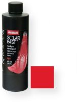 Jacquard JSD2-104 SolarFast 8 oz Red Dye; Use to create photograms, continuous tone photographs, shadow prints, and ombres on fabric and paper; Also great for painting, tie dyeing, screen printing, stamping, batik, and more; After applying the dye and while it is still wet, expose the design to sunlight and watch the color appear; UPC 743772028833 (JSD2-104 JSD2104 SOLARFAST-JSD2-104 DYE-JSD2-104 JACQUARDJSD2-104 JACQUARD-JSD2-104) 