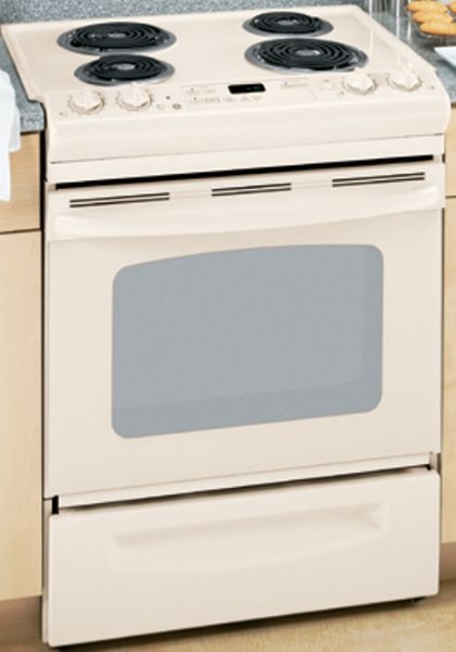 GE General Electric JSP39DNCC Slide-in Electric Range with 4 Coil Elements, 30