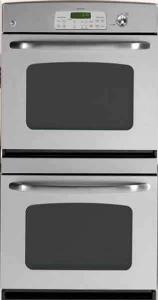 GE General Electric JTP35SPSS Double Electric Wall Oven, 30 inch Size, 4.4 cu ft Upper/4.4 cu ft Lower Capacity, Super Large Oven Unit Capacity, Double Oven Configuration, Traditional Cooking Technology, TrueTemp System Upper Temperature Management System, Variable with Delay Clean Option Upper Cleaning Time, QuickSet IV Control Type, Thermal Bake Oven Cooking Modes, Stainless Steel Color (JTP35SPSS JTP35SP-SS JTP35SP SS JTP35SP JTP-35SP JTP 35SP)