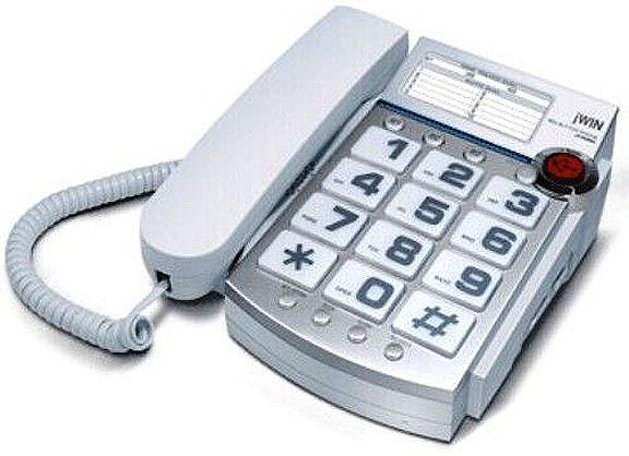 jWIN JT-P390WH Telephone/Caller ID - White, 13 Memory Big Button Speakerphone/Flashing Ringer Light, 2 Way Speaker-Phone With Volume Control, Stylish Big Button Design, Desk/Wall Mountable, Music on Hold, 3 Priority One-touch Speed Dialing Keys, 10 Two-touch Speed Dialing (JTP390WH JTP390W JTP390 JT P390WH P390W P390 JT-P390W JT-P390 JTP-390WH JTP-390W JTP-390)