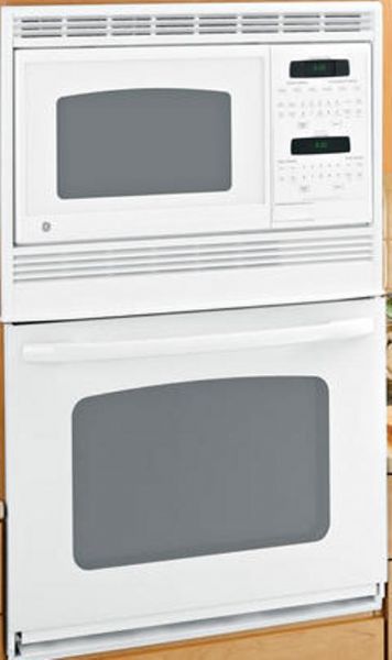 GE General Electric JTP90DPWW Combination Wall Oven with 4.4 cu. ft. Self-Cleaning Oven, 30