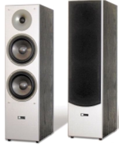 Pure Acoustics JuniorF-B Floor-Standing Loudspeaker (Pair) - Black, 175 Watts Power Handling, 44 Hz - 22.0 KHz Frecuency Response, 90 dB Sensitivity, 8 OHMS Impedance, 2.5-3.5 KHz Crossover Frecuency; Woofer 2 - 6.1