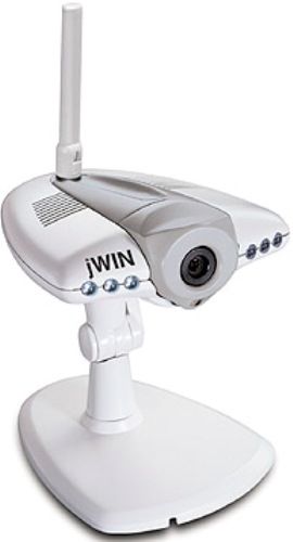 jWIN JVAC37A Additional 2.4 GHz Wireless Black & White Camera Transmitter, Designed to work with the JV-TV3080 Wireless Receiver Monitor, Transmit Frequency 2400MHz - 2483MHz, Advanced Technology, Sends Clear Video and Audio Wirelessly, 6 Infrared LEDs Provides Bridge View for dark areas, Day or night mode switchable (JV-AC37A JVA C37A JVAC-37A JVA C37A JVAC37)