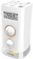 Sangean K-200 WH FM-RBDS/AM/Aux-in Digital Tuning Kitchen Radio, White, 10 Memory Preset Stations (5 FM, 5 AM), Mood Light with Eight Brightness Settings, Easy to Use Flat-Membrane Buttons, 2 Voice Messages Recording with each 30 Seconds Duration, Easy to Read LCD Display with Adjustable Backlight, Easy to Set Egg Timer, FM Stereo/AM Digital Tuning Radio, UPC 729288029236 (K200WH K-200WH K-200-WH K200 K 200) 