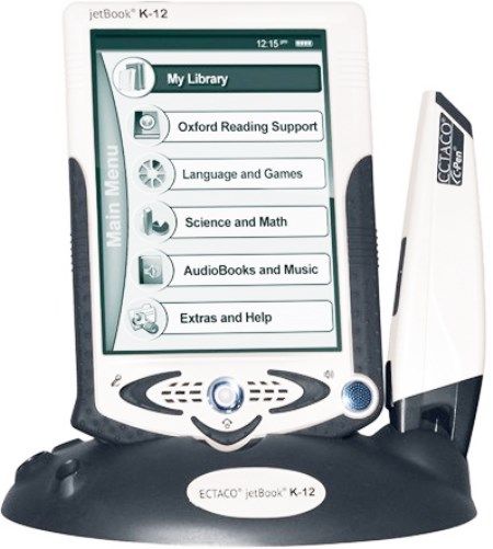 Ectaco K-12 WH JetBook Aid Teachers in The Classroom, White, Crisp 5 TFT screen is easy on the eyes, eBook Reader & Organizer, Interactive SAT Preparation Courses, Speed Reading Courses, 50 States Reading List, Language Learning Programs, English and Spanish Dictionary, Audio Instructions, Irregular verbs, Calculators, Audio books & Music (K12WH K-12-WH K-12WH K12-WH K12) 
