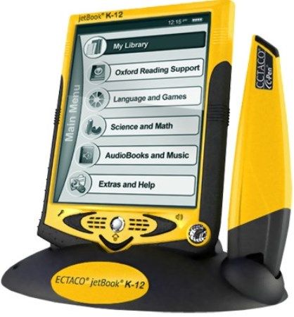 Ectaco K-12 YE JetBook Aid Teachers in The Classroom, Yellow, Crisp 5 TFT screen is easy on the eyes, eBook Reader & Organizer, Interactive SAT Preparation Courses, Speed Reading Courses, 50 States Reading List, Language Learning Programs, English and Spanish Dictionary, Audio Instructions, Irregular verbs, Calculators, Audio books & Music (K12YE K-12-YE K-12YE K12-YE K12) 