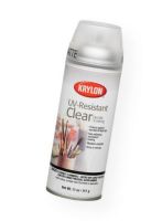Krylon K1309 UV-Resistant Clear Matte Spray; Smudge-proof clear acrylic spray that provides a permanent, protective coating to protect art, crafts, photography, fabric, and valuables against harmful UV rays; It is moisture-resistant and will protect against fading; 11 oz can; Matte finish; Shipping Weight 0.84 lb; Shipping Dimensions 2.5 x 2.5 x 8.00 in; UPC 724504013099 (KRYLONK1309 KRYLON-K1309 KRYLON/K1309 ARTWORK CRAFT) 