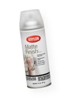 Krylon K1311 Matte Finish Spray; Dries in minutes to a permanent non-glossy finish on artwork and photographs; Provides a durable protective coating; 11 oz can; Shipping Weight 0.94 lb; Shipping Dimensions 7.75 x 2.75 x 2.00 in; UPC 724504013112 (KRYLONK1311 KRYLON-K1311 KRYLON/K1311 ARTWORK) 