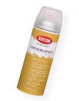 Krylon K1370 Gallery Series Conservation Varnish Spray Matte; A low molecular weight varnish with the same color saturation and appearance of dammar, but won't yellow; Contains UV light absorbers and stabilizers; Protects against fading, dirt, moisture, and discoloration; Colors appear saturated, and even acrylic paintings look more like oil; UPC 724504013709 (KRYLONK1370 KRYLON-K1370 GALLERY-SERIES-K1370 K1370 ARTWORK) 