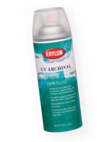 Krylon K1375 Gallery Series UV Archival Varnish Spray Gloss; Contains Hindered Amine Light Stabilizer (HALS) and UV Absorber (UVA) for the maximum in UV protection; Varnish is removable for conservation with mineral spirits or isopropyl alcohol; UPC 724504013754 (KRYLONK1375 KRYLON-K1375 GALLERY-SERIES-K1375 K1375 ARTWORK) 