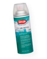 Krylon K1377 Gallery Series UV Archival Varnish Spray Satin; Contains Hindered Amine Light Stabilizer (HALS) and UV Absorber (UVA) for the maximum in UV protection; Varnish is removable for conservation with mineral spirits or isopropyl alcohol; UPC 724504013778 (KRYLONK1377 KRYLON-K1377 GALLERY-SERIES-K1377 K1377 ARTWORK) 
