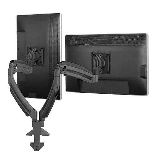 Chief K1D220B Kontour K1D Dynamic Desk Clamp Mount, Dynamic desk clamp mount for two monitors Mount, 21.6