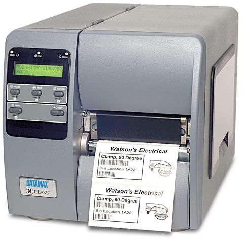 Datamax K23-00-18000001 Direct Thermal-Thermal Transfer Printer, 300 dpi, 4 Inch Print Width, 6 ips Print Speed, Serial, Parallel and USB Interfaces, 2MB Flash, Metal Cover and 110V Power Supply (M4306, M 4306, M-4306, K230018000001, K23 00 18000001)