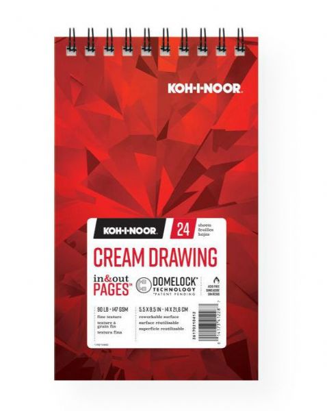 Koh-I-Noor K26170210412 Cream Drawing Paper 5.5